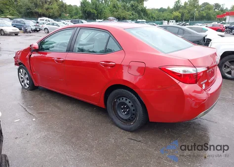 2014 Toyota Corolla Le из США, поврежденный, VIN 5YFBURHE8EP099939